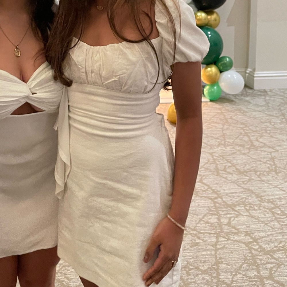 American Threads white Mini Dress